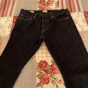 J crew raw Japanese selvedge denim